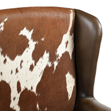 Yelle Buffalo Leather & Cowhide Armchair
